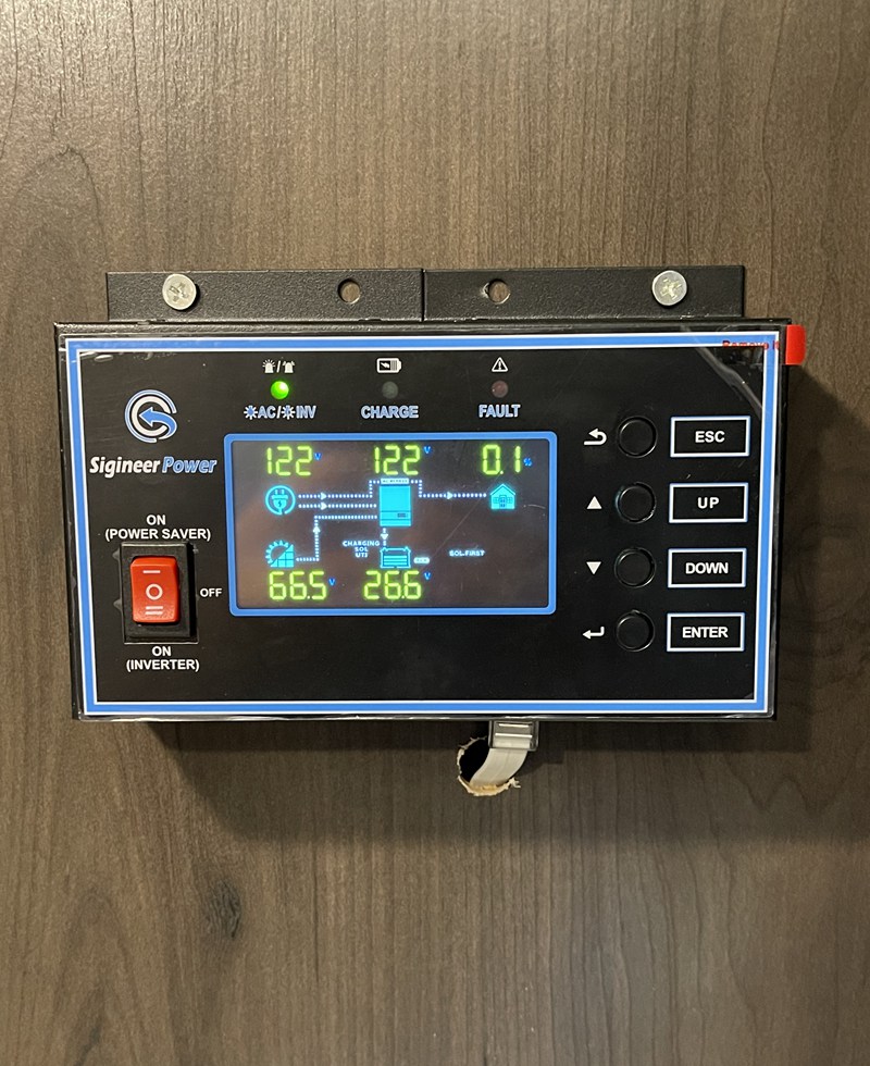 Remote LCD Control On/Off Switch Panel for Solar Inverter