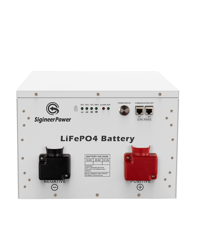 LiTime 48V 100Ah LiFePO4 Lithium Battery Max. 4800W Load Power 4000~15000  Cycles for Solar, Off-Grid, RV, Motorhome 